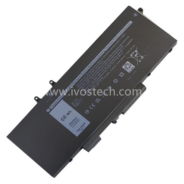 4GVMP 68Wh 7.6V Replacement Laptop Battery for Dell Latitude 5400 5500 Precision 3540