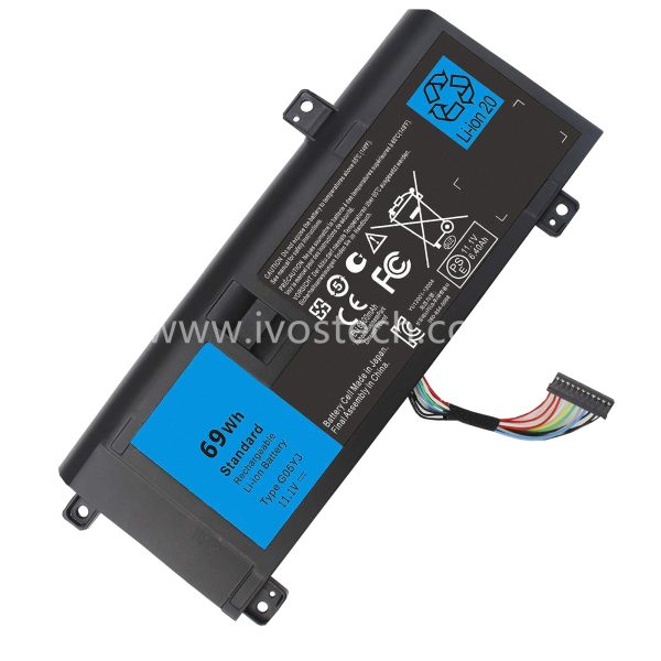 G05YJ 69Wh 11.1V Replacement Laptop Battery for Dell Alienware 14 R1