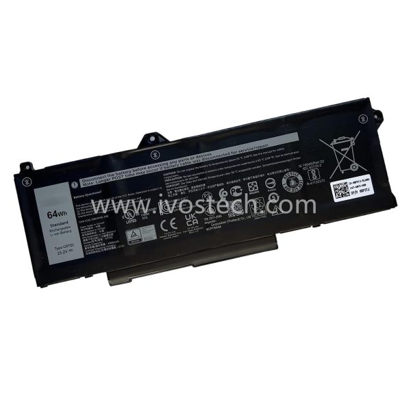 GRT01 64Wh 15.2V Replacement Laptop Battery for Dell Latitude 5521 5421 Precision 3561