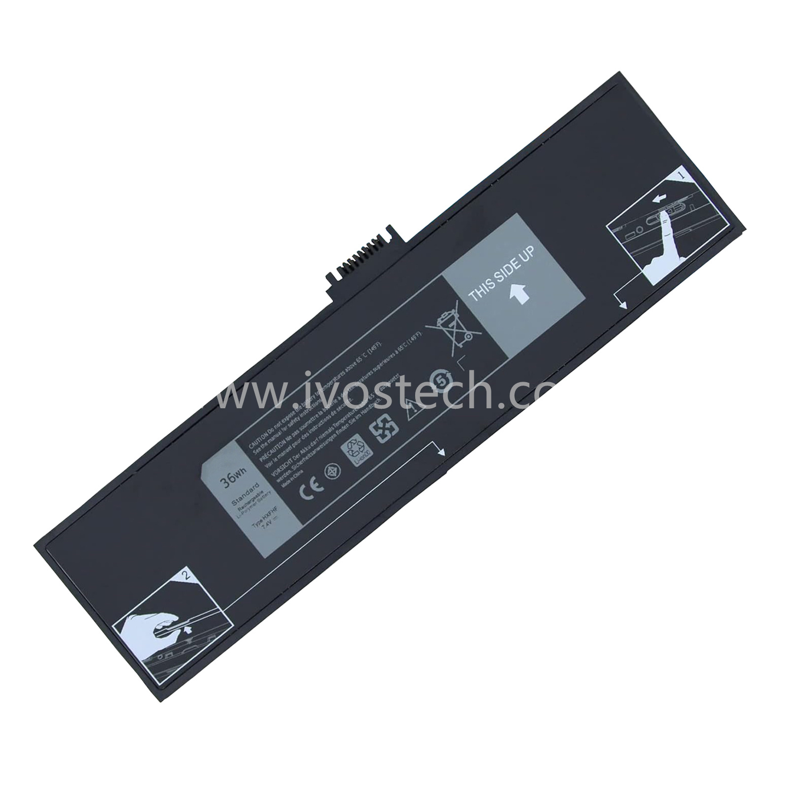 HXFHF 36Wh 7.4V Replacement Laptop Battery for Dell Venue 11 Pro 7130 7139 Tablet