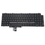 0T8GJ1 Laptop Replacement Keyboard with Backlit for Dell Precision 3560 - FR GR Standard French Greece