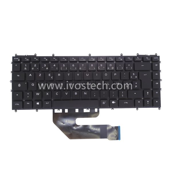 0VCFR7 Laptop Replacement Keyboard for Dell Alienware X15 R1 X15 R2 - FR Standard French