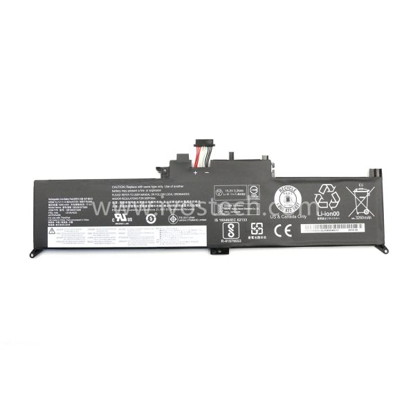 01AV432 51Wh 15.2V Replacement Laptop Battery for Lenovo ThinkPad Yoga 260 370 X380 Series