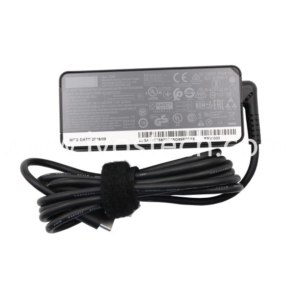 02DL104 45W Type-C Laptop AC Adapter for Lenovo Chromebook 11 300e 2nd Gen Touch 81MB