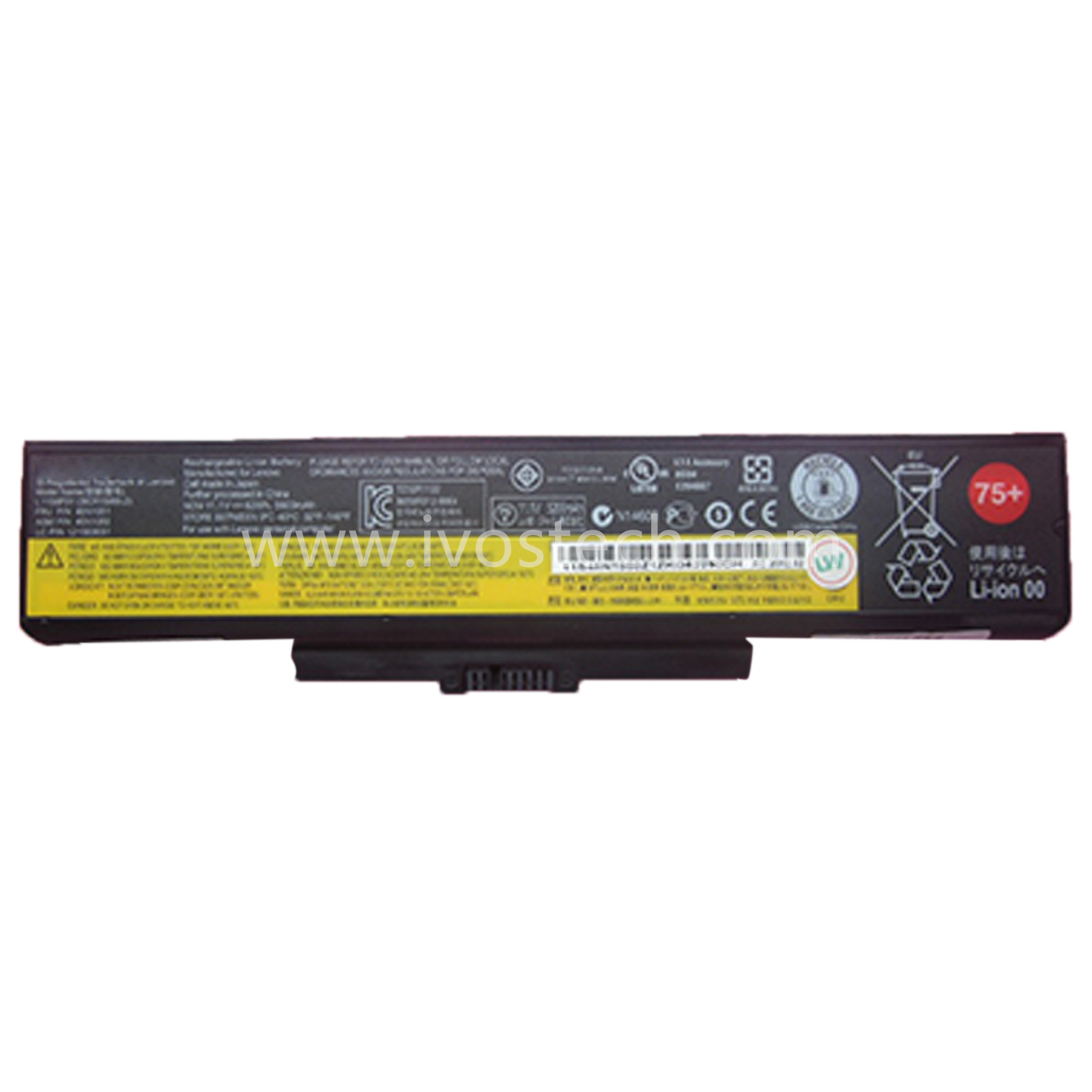 45N1051 62Wh 11.1V 75+ Replacement Laptop Battery for Lenovo IdeaPad G480 G580 G585 Y480 Y580 V480 V580 V580C