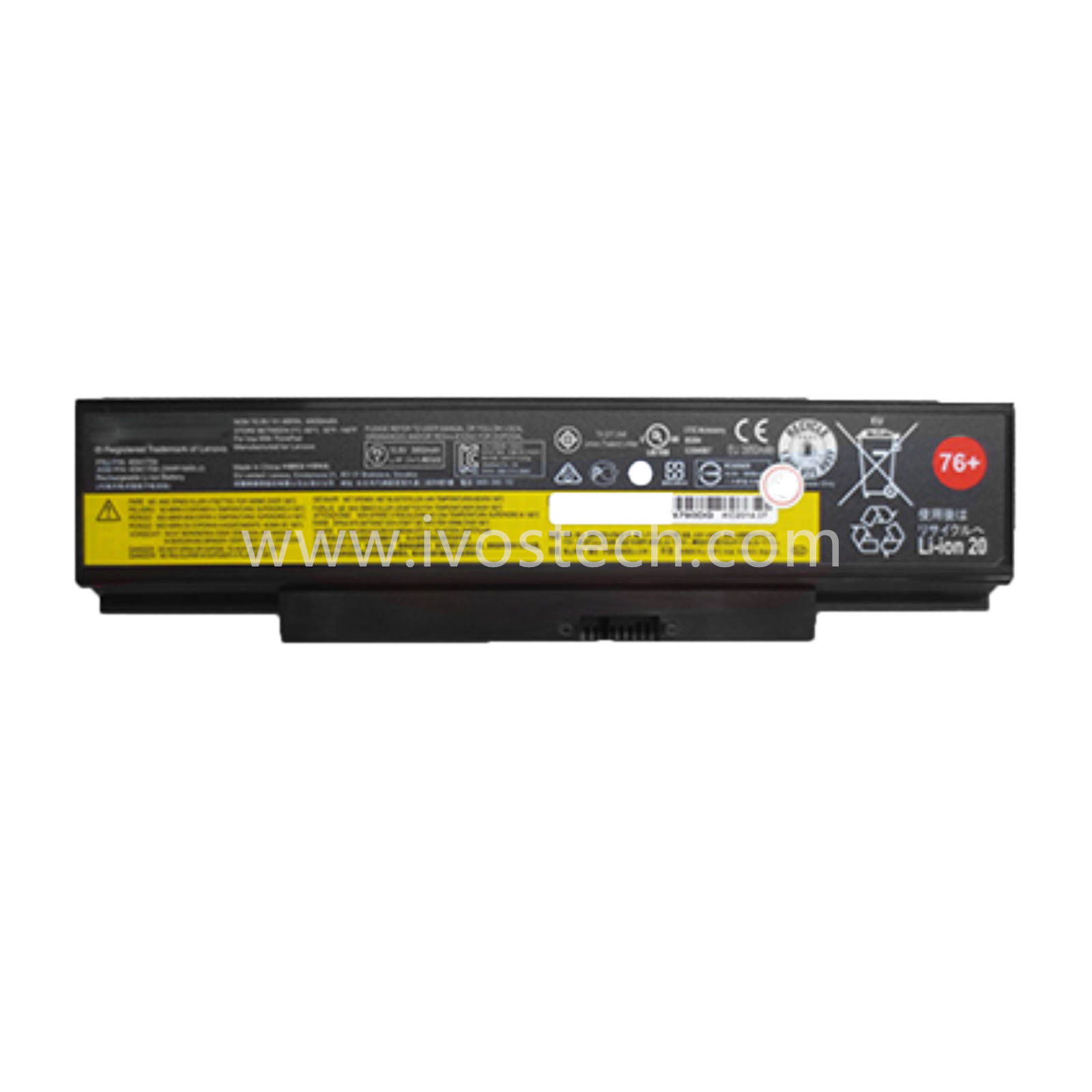 45N1759 48Wh 10.8V 76+ Replacement Laptop Battery for Lenovo ThinkPad E550 E550C E555 E560 E565 Series