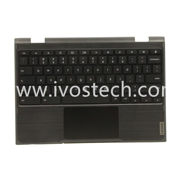 5CB0T79502 Laptop Palmrest with Keyboard and Touchpad Assembly No WFC for Lenovo Chromebook 11 300e 2nd Gen Touch 81MB