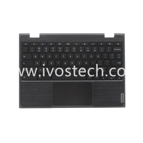 5CB1E09657 Laptop Palmrest Upper Case with Keyboard and Touchpad Assembly for Lenovo Chromebook 11 100e 2nd Gen