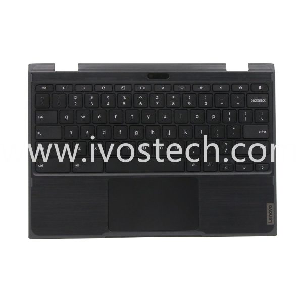 5CB1E21644 Laptop Palmrest with Keyboard and Touchpad Assembly WFC for Lenovo Chromebook 11 300e 2nd Gen Touch 81MB