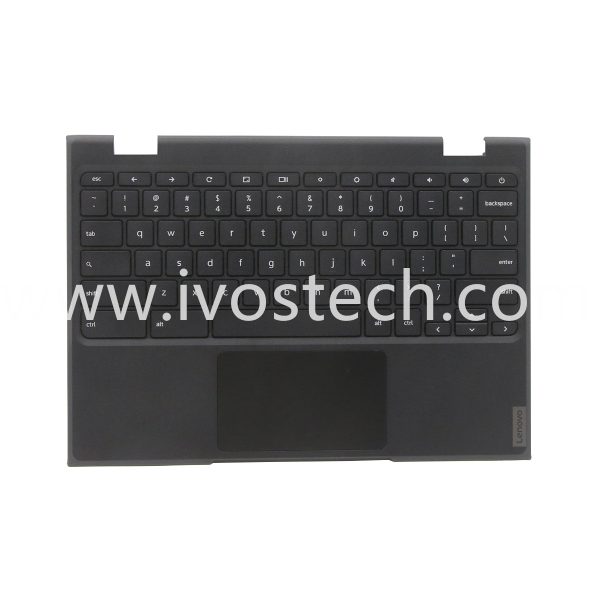 5CB1E21835 Laptop Palmrest Upper Case with Keyboard and Touchpad Assembly for Lenovo Chromebook 11 100e 2nd Gen MTK2