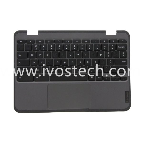 5M11C94685 Laptop Palmrest Upper Case with Keyboard and Touchpad Assembly for Lenovo Chromebook 11 100e 3rd Gen LTE