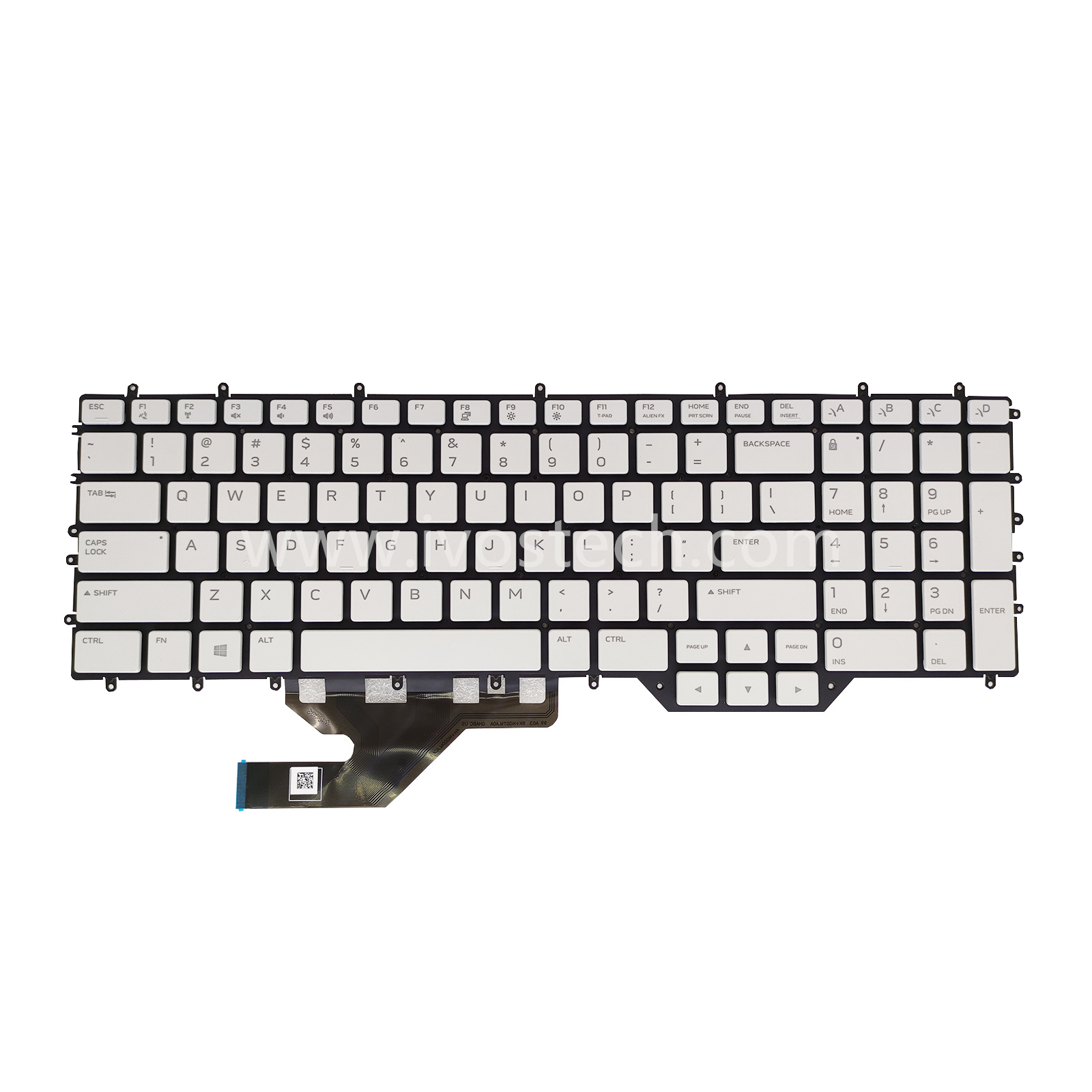 092YH6 Laptop Replacement Keyboard with Backlit for Dell Alienware M17 R2- US Layout English