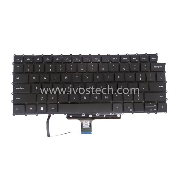 08NY4J Laptop Replacement Keyboard with Backlit for Dell Latitude 7330- US Layout English