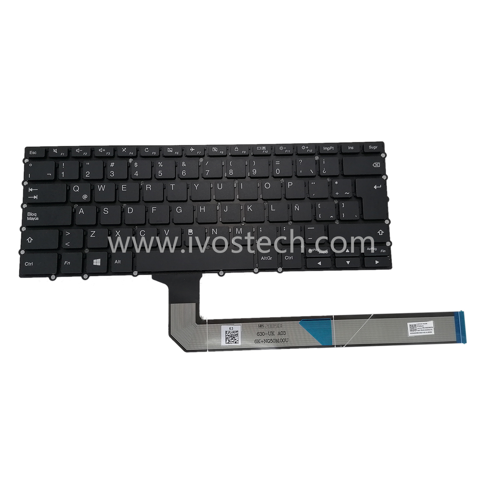 NSK-630SN Laptop Replacement Keyboard for Lenovo 14W- Latin Russian Standard