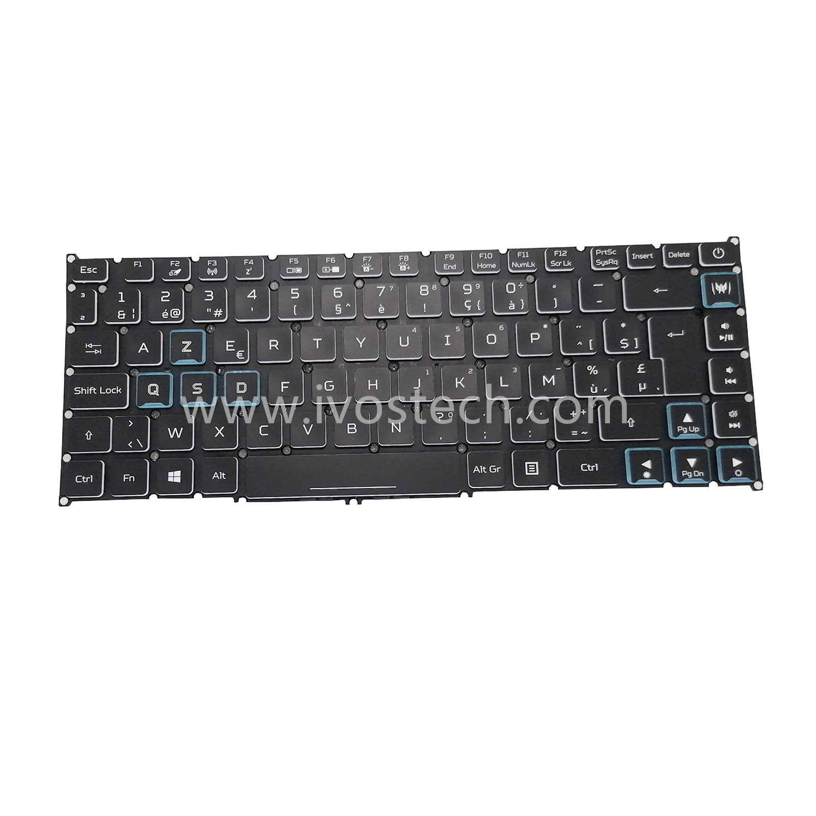 NSK-RNCBW Laptop Replacement Keyboard with Backlit for Acer Predator Triton 500 PT515-52- Belarusian Bulgarian Standard