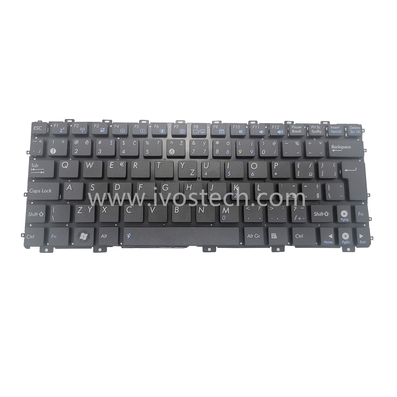 04GOA292KCZ00 Laptop Replacement Keyboard for ASUS Eee PC 1015PE- Czech Standard