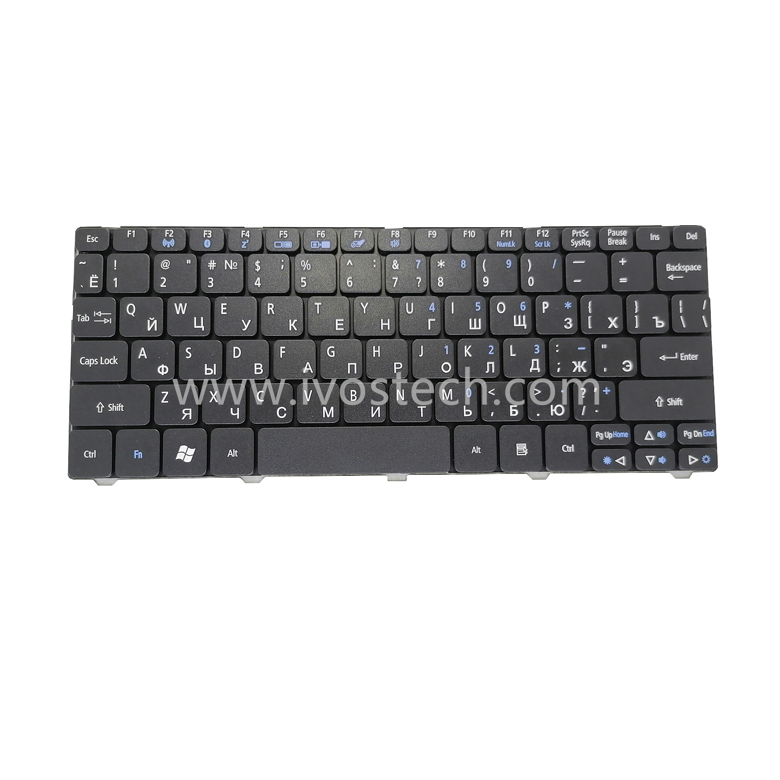 V111102AS1 Laptop Replacement Keyboard for Acer Aspire One D255 – Russian Standard