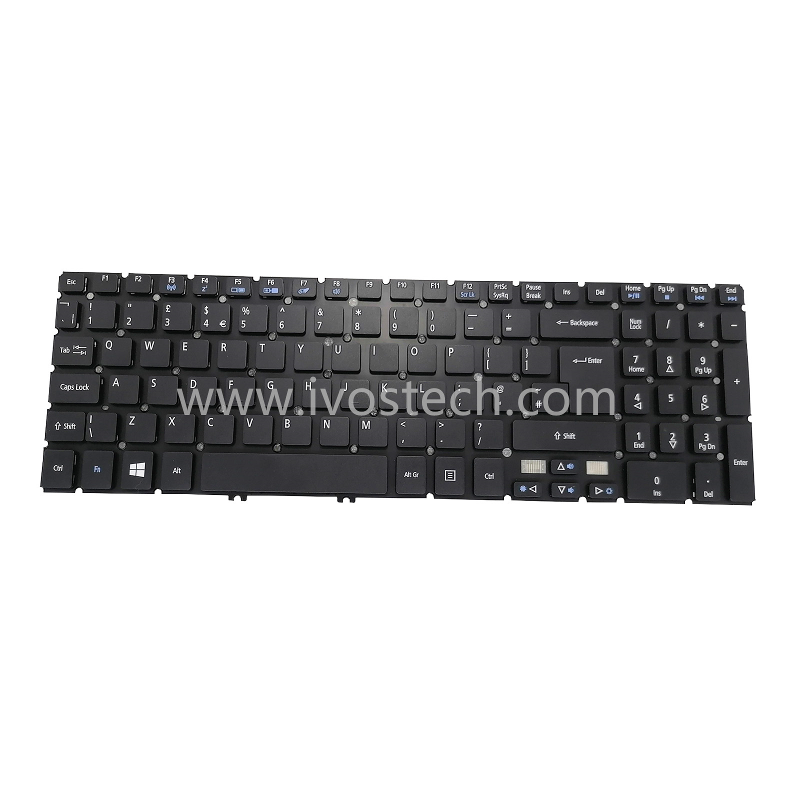 MP-11F56GB-4424W Laptop Replacement Keyboard for Acer Aspire V5-571 V5-531 V5-551 – UK Standard English