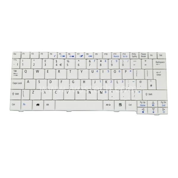 9J.N9482.30U Laptop Replacement Keyboard for Acer Aspire One ZG5 - UK Standard English