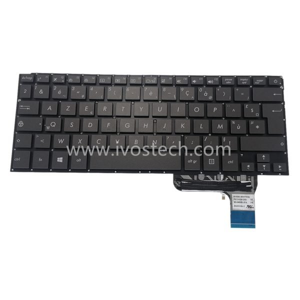 PK131E4125S Laptop Replacement Keyboard with Backlit for ASUS ZenBook UX303 - French Standard