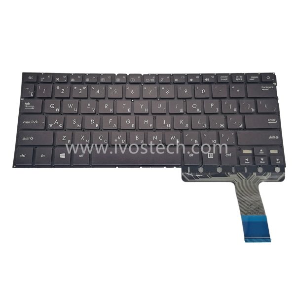 016A9LHB01 Laptop Replacement Keyboard with Backlit for ASUS ZenBook UX330UA - Russian Standard