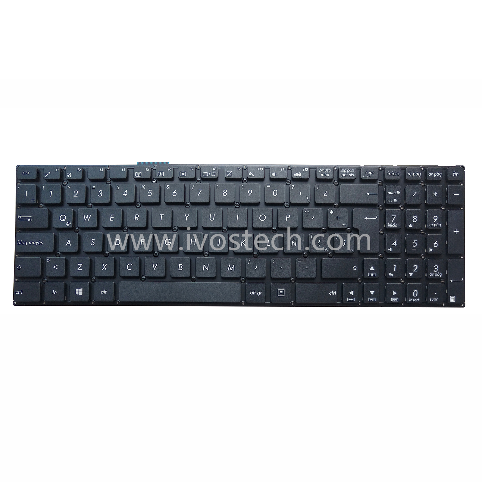 0KNL0-6100LA00 Laptop Replacement Keyboard for ASUS E502- Latin Standard