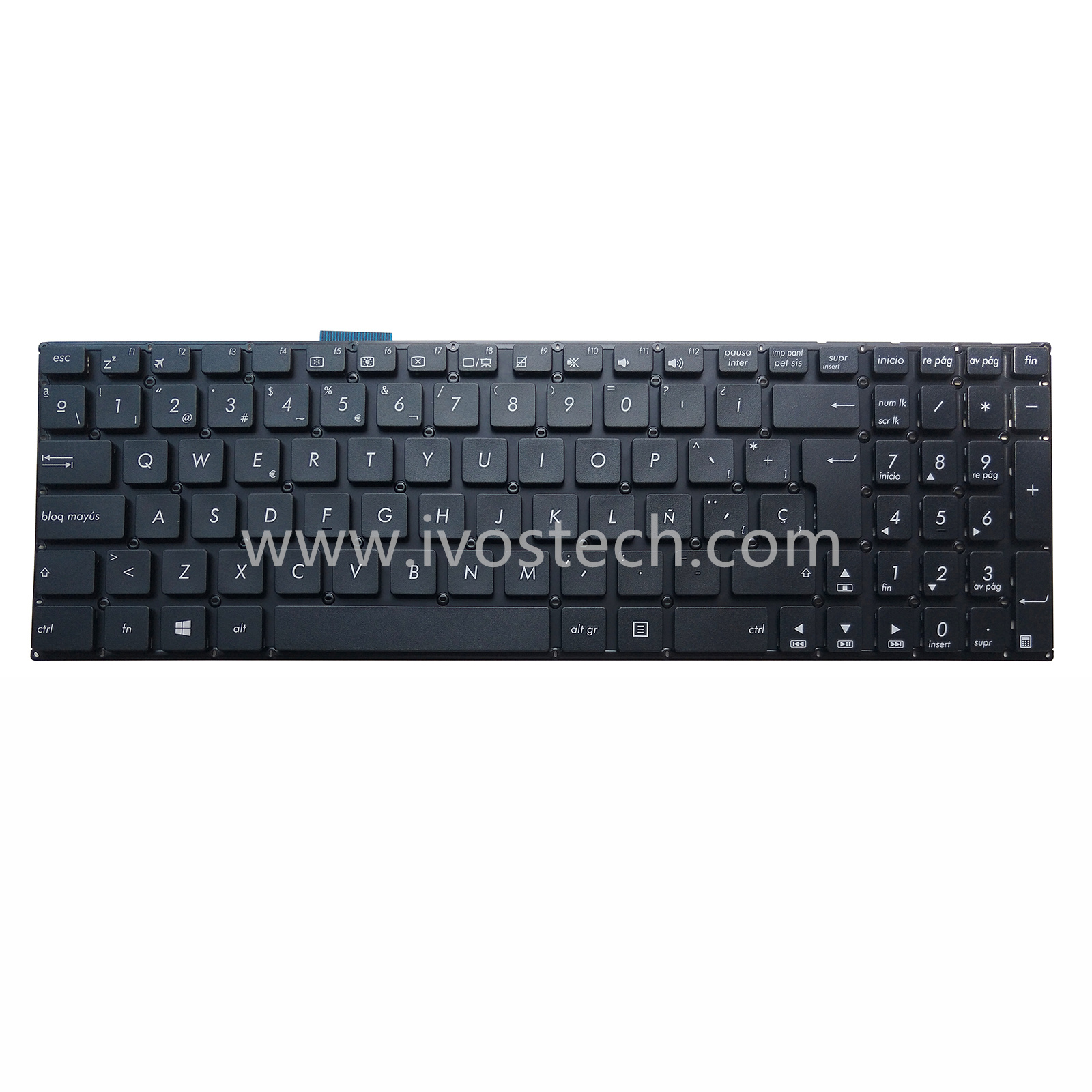 0KNL0-6100SP00 Laptop Replacement Keyboard for ASUS E502- Spanish Standard