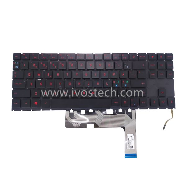 L88071-DH1 Laptop Replacement Keyboard with Backlit for HP OMEN 15-EK 15-EN- Nigerian Standard