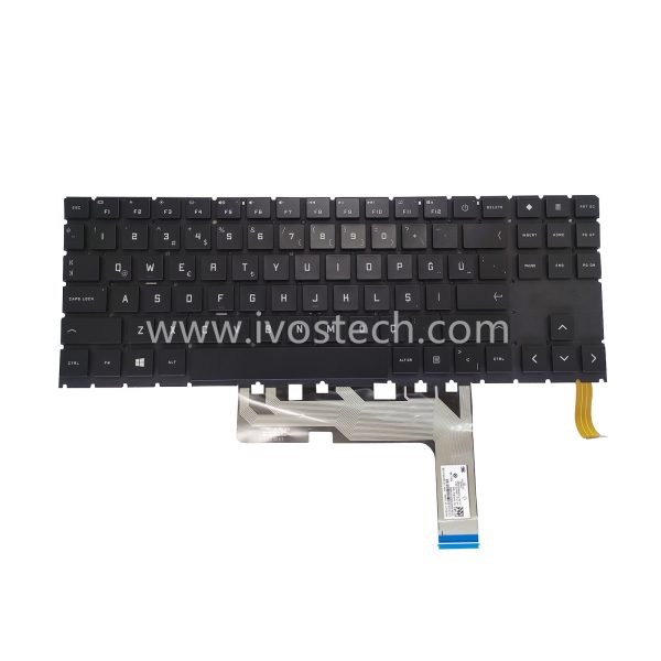 9Z.NHQBQ.10B Laptop Replacement Keyboard with Backlit for HP OMEN 15-EK 15-EN- Turkish Standard