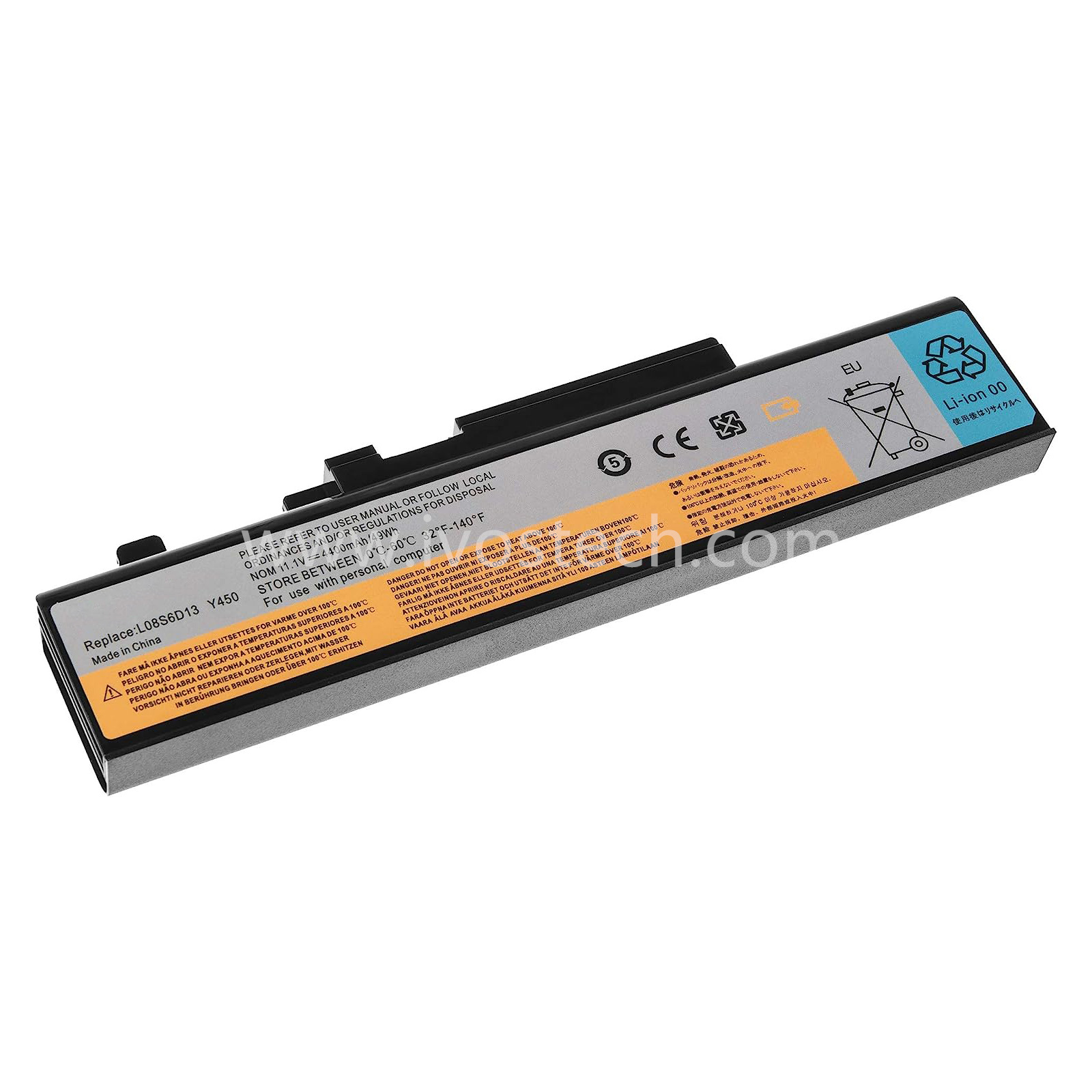 L08S6D13 49Wh 11.1V Replacement Laptop Battery for Lenovo IdeaPad Y550 Y450 Y550P