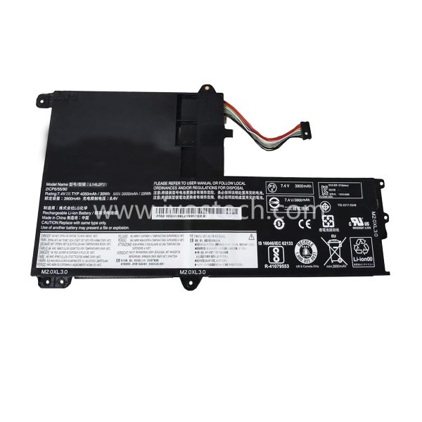 L14L2P21 30Wh 7.4V Replacement Laptop Battery for Lenovo IdeaPad 310S-14AST 310S-14ISK 310S-15IKB