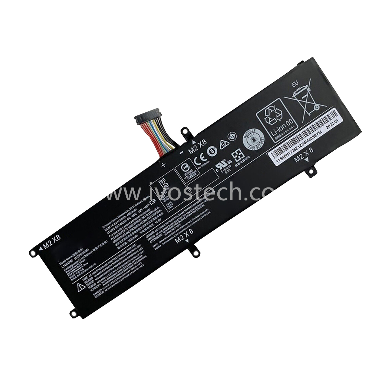 L14M4PB0 60Wh 14.8V Replacement Laptop Battery for Lenovo Savior 14 15-ISK Resuer-14 Series