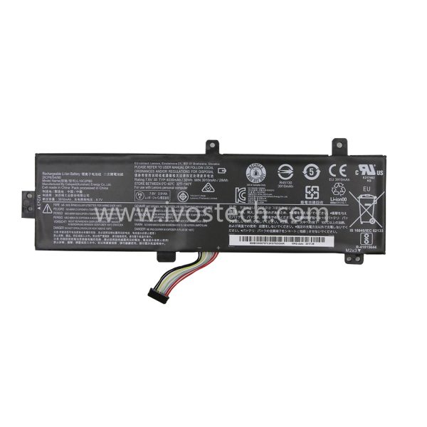 L15C2PB5 30Wh 7.6V Replacement Laptop Battery for Lenovo IdeaPad 510-15ISK 510-15IKB 310-15ABR 310-15IAP 310-15IKB Series