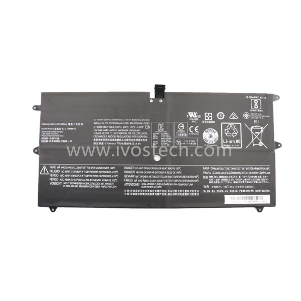 L15M4P20 53Wh 7.7V Replacement Laptop Battery for Lenovo YOGA 900S-12ISK YOGA 4S Series