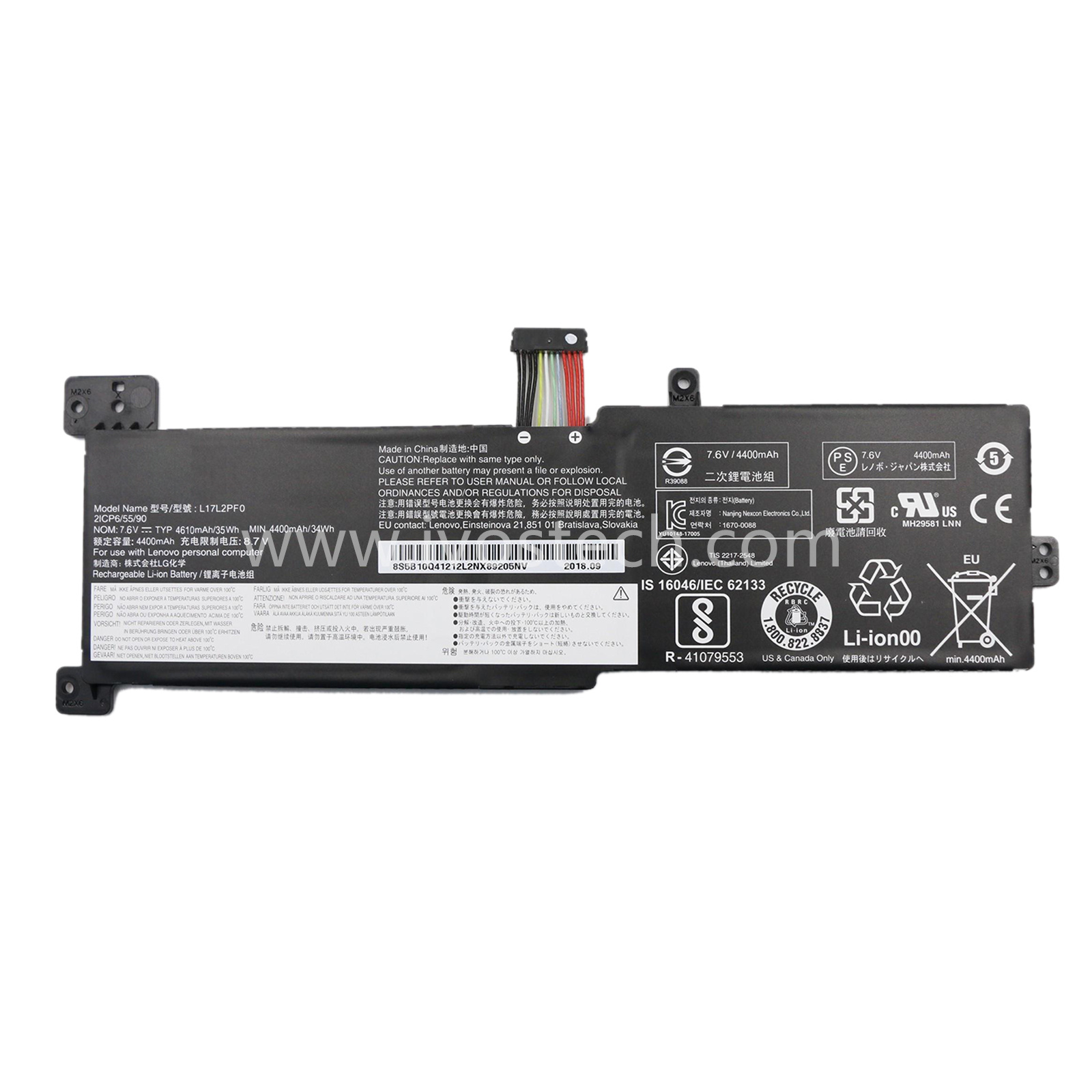 L17L2PF0 35Wh 7.6V Replacement Laptop Battery for Lenovo IdeaPad 330 Touch-15ARR 330-15ARR 330-15ICN Series