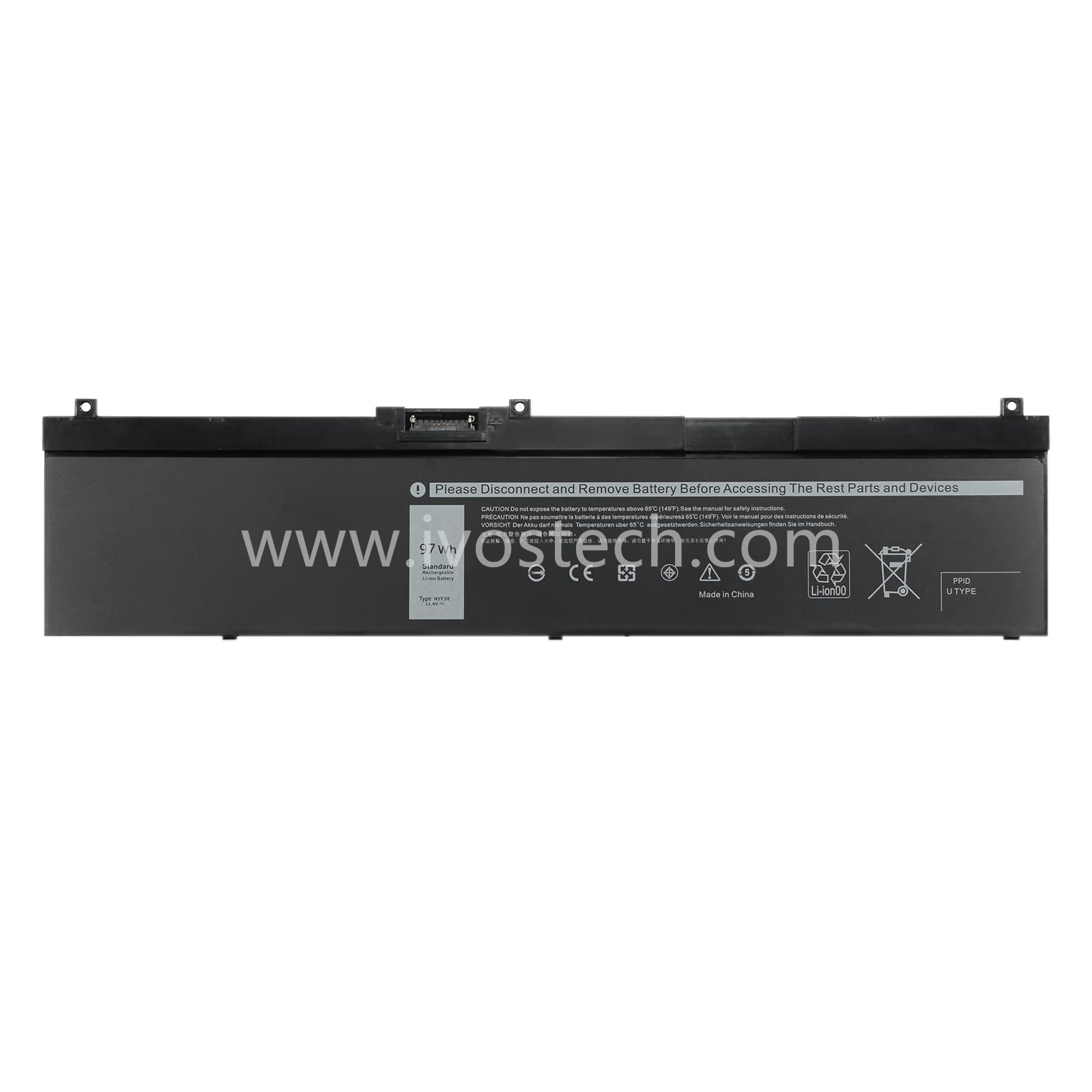 NYFJH 97Wh 11.4V Replacement Laptop Battery for Dell Precision 7530 7730 7540 7740