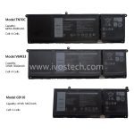 TN70C 64Wh 15.2V Replacement Laptop Battery for Dell Inspiron 14 Plus 7420