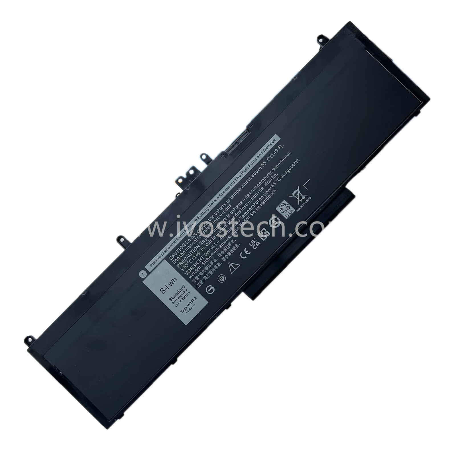 WJ5R2 84Wh 11.4V Replacement Laptop Battery for Dell Latitude E5570 Precision 3510