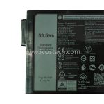 XVJNP 53.5Wh 11.4V Replacement Laptop Battery for Dell Latitude 5430 7330 Rugged