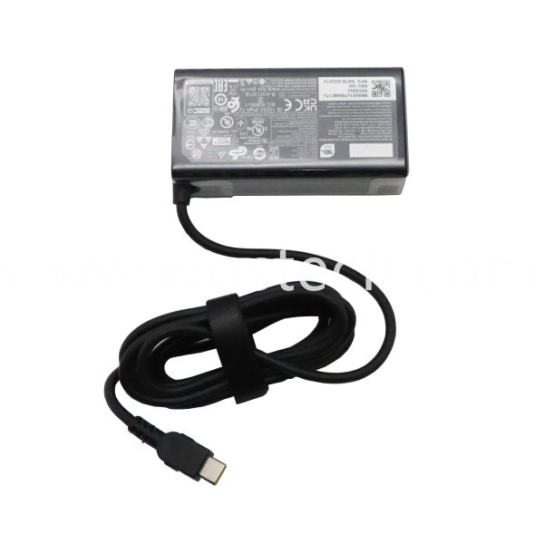 5A11J62108 65W Type-C 3P Laptop AC Adapter for Lenovo 300e Yoga Chromebook Gen 4