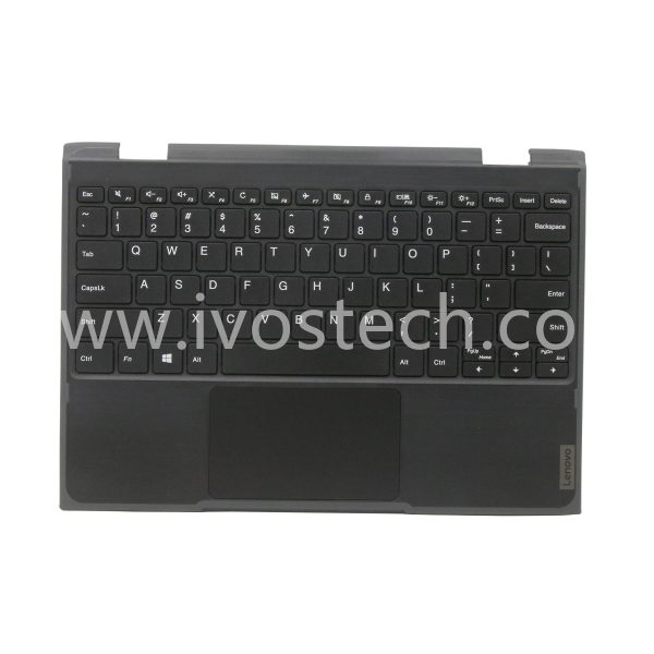 5CB0T45054 Laptop Palmrest with Keyboard Touchpad Assembly No WFC No Backlit for Lenovo Winbook 300e 2nd Gen AST 81M9