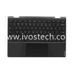 5CB0X55512 Laptop Palmrest with Keyboard and Touchpad Assembly for Lenovo Chromebook 11 300e 2nd Gen MTK 81QC