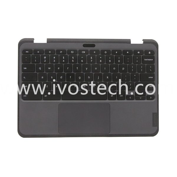 5M11C94763 Laptop Palmrest with Keyboard and Touchpad Assembly  LTE WFC for Lenovo Chromebook 11 300e 3rd Gen Touch