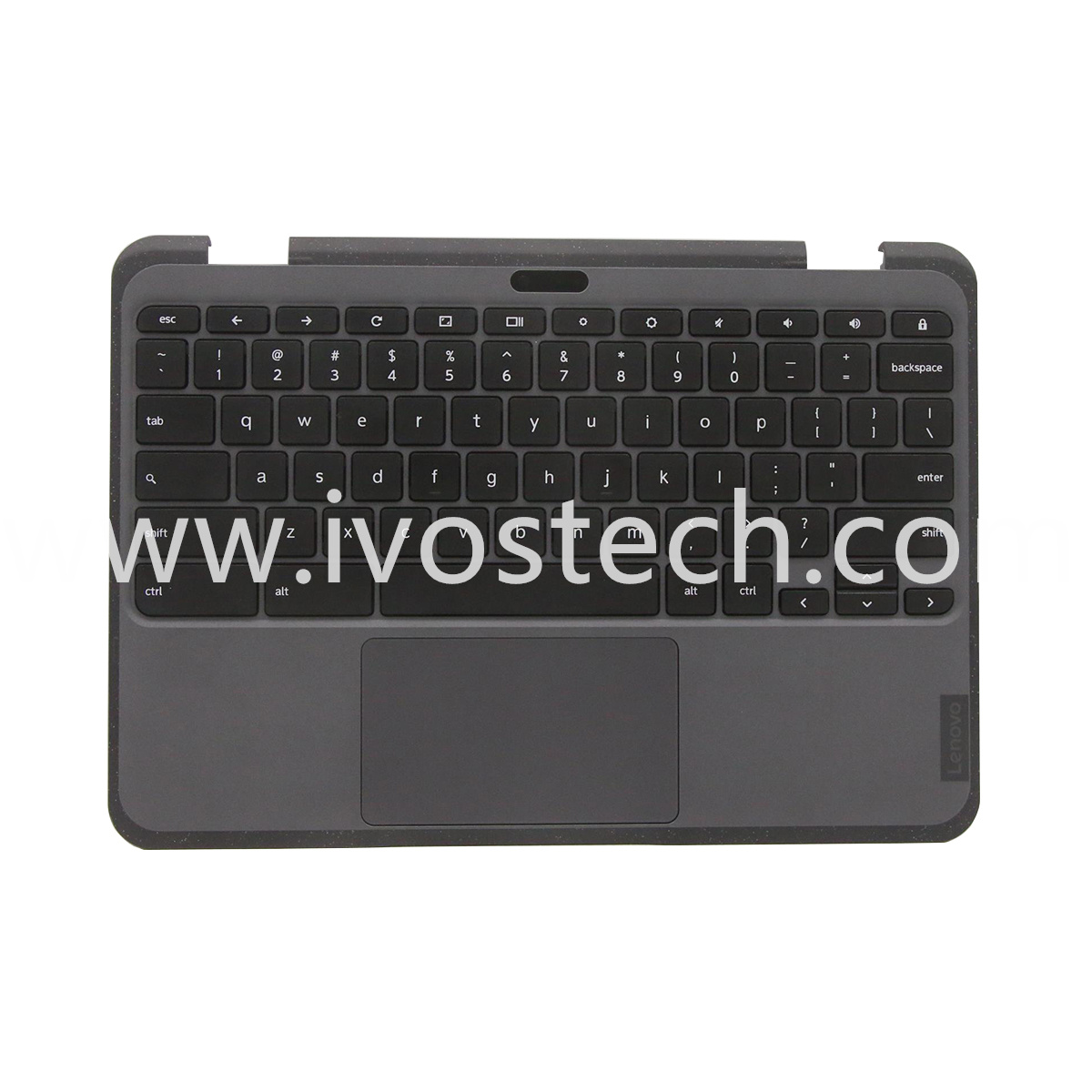 5M11C94763 Laptop Palmrest with Keyboard and Touchpad Assembly  LTE WFC for Lenovo Chromebook 11 300e 3rd Gen Touch