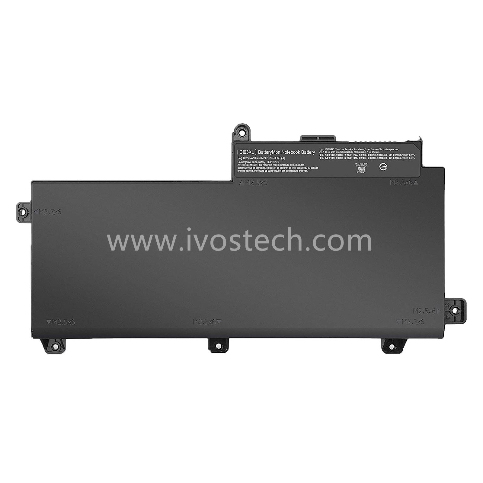 CI03XL 48Wh 11.4V Replacement Laptop Battery for HP ProBook 640 645 650 655 G2 Series