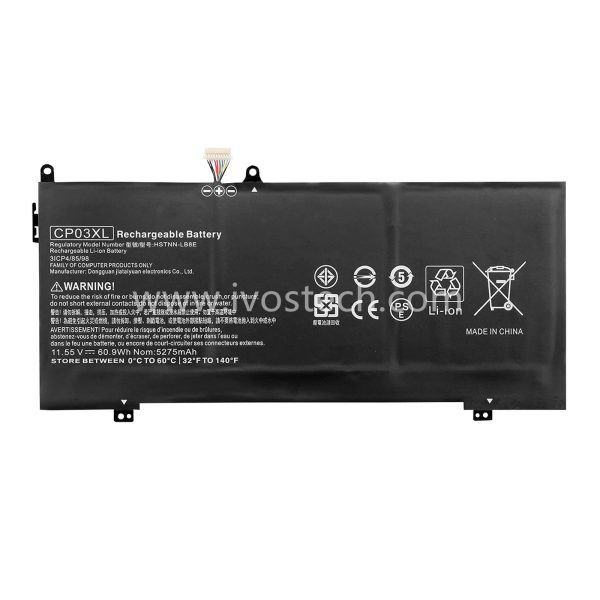 CP03XL 60.9Wh 11.55V Replacement Laptop Battery for HP Spectre X360 13-AE series