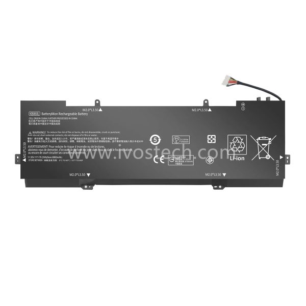 KB06XL 79.2Wh 11.55V Replacement Laptop Battery for HP Spectre X360 15-BL002XX 15-BL000NA 15-BL030NG Series