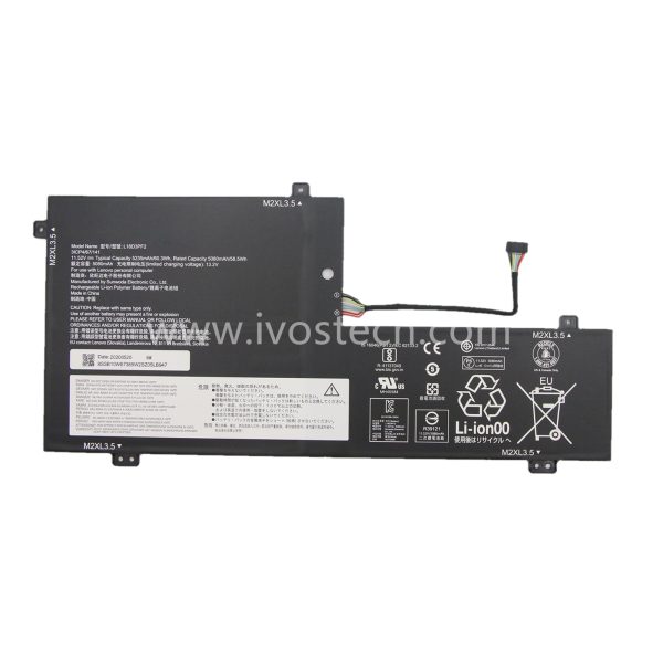 L18D3PF2 60.3Wh 11.52V Replacement Laptop Battery for Lenovo Yoga C740-15 C740-15IML C740-15IML-81TD Series