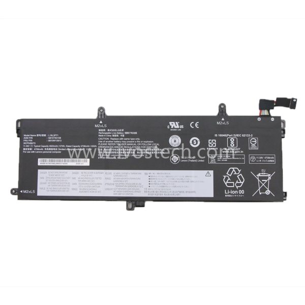 L18L3P71 5B10W13913 57Wh 11.58V Replacement Laptop Battery for Lenovo ThinkPad T15 T590 P53S P15S Series