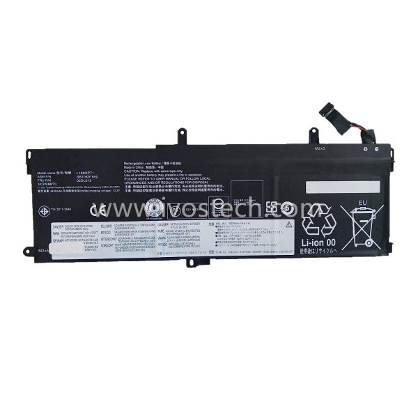 L18M3P71 02DL012 57Wh 11.52V Replacement Laptop Battery for Lenovo ThinkPad T15 T590 P53S P15S Series